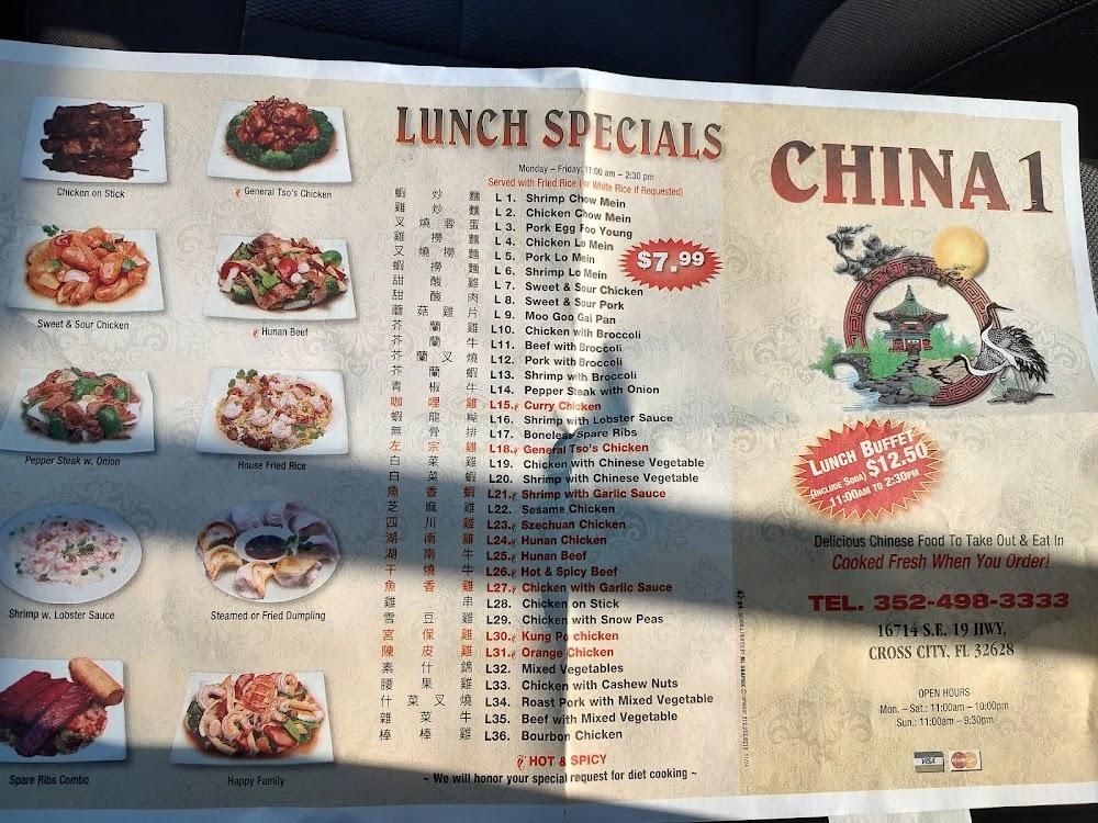 China 1 Restaurant Shrimp Lo Mein